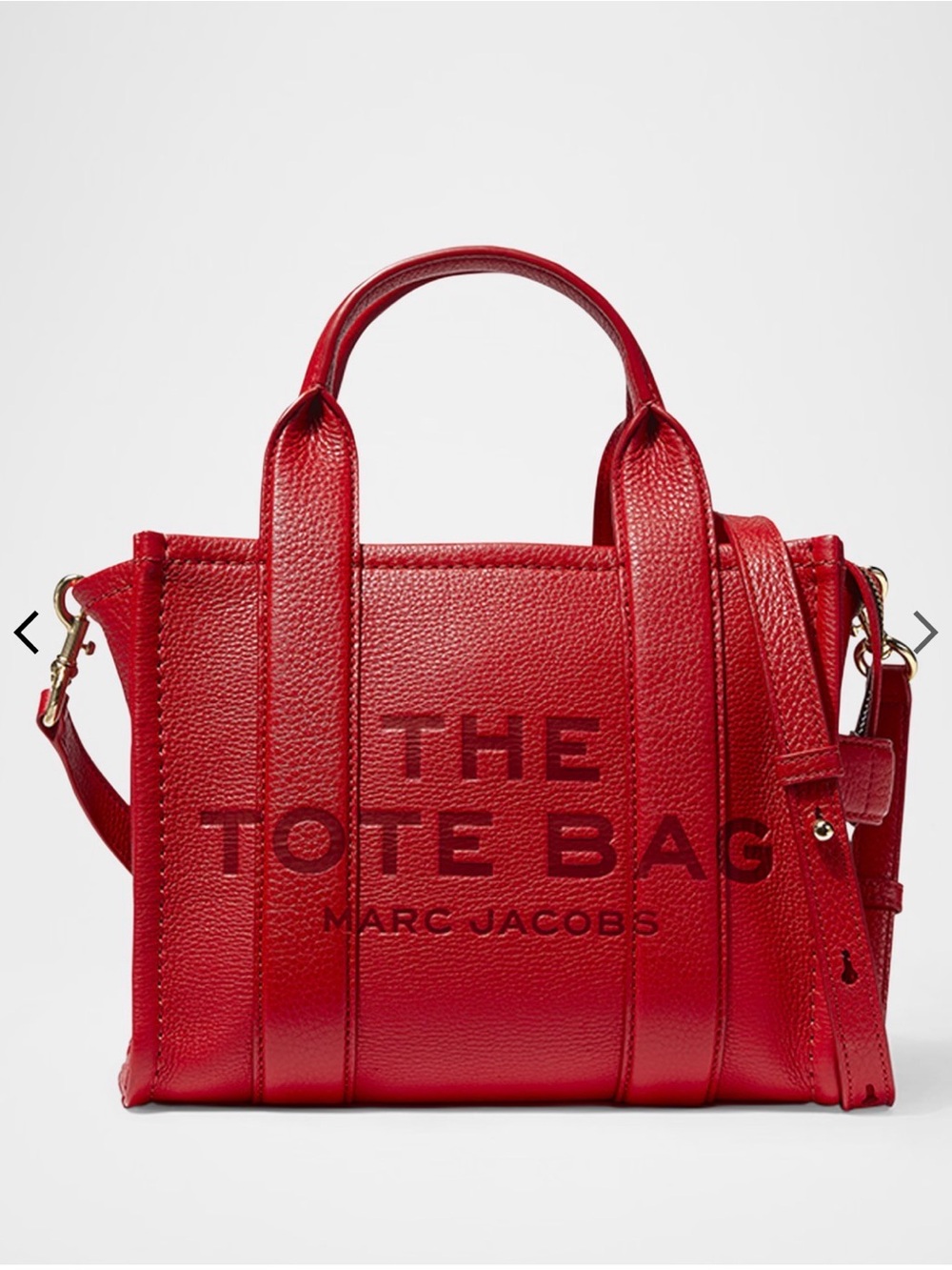 Marc Jacobs The Tote Bag Red Leather